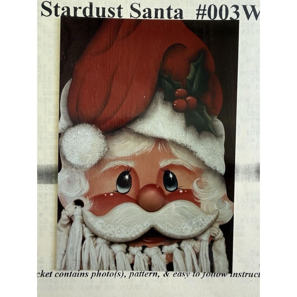 BRENDA JANSEN‎ Tole PAINTING PATTERN ~ Stardust Santa # 003W